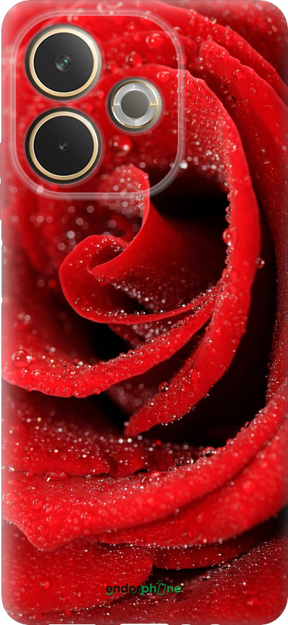 Силіконовий чехол Червона троянда для Oppo A5 PRO - 529u-3956 изображение 