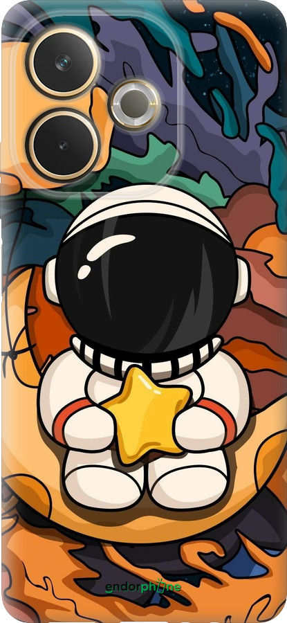 Силиконовый чехол Астронавт и звезда для Oppo A5 PRO - 5326u-3956 изображение 