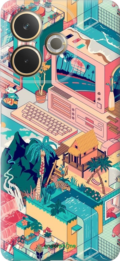 Силиконовый чехол № 5393 для Oppo A5 PRO - 5393u-3956 изображение 