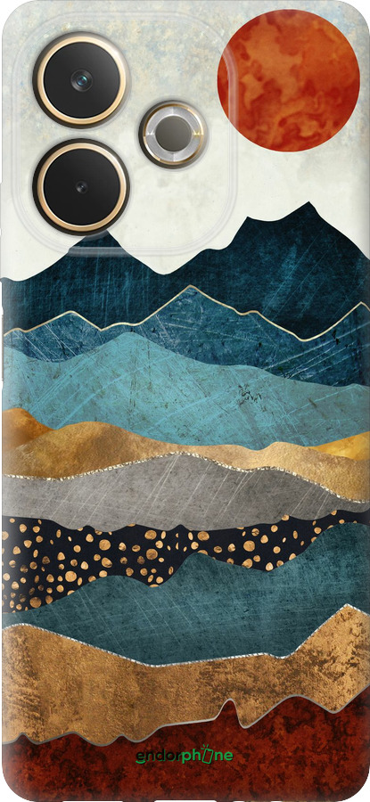 Силіконовий чехол Захід гори для Oppo A5 PRO - 5434u-3956 изображение 