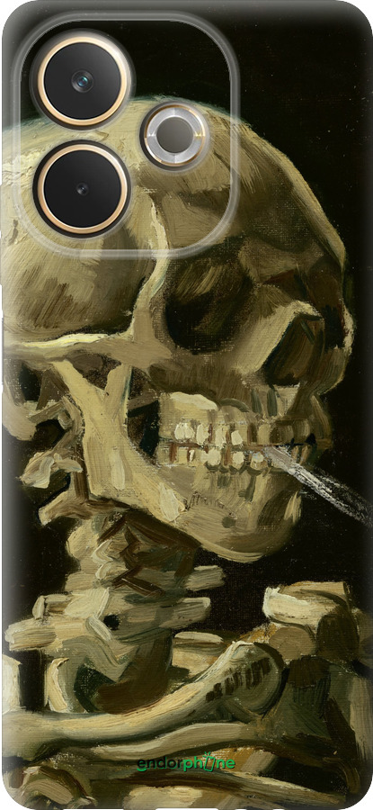 Силиконовый чехол Винсент Ван Гог. Череп для Oppo A5 PRO - 5544u-3956 изображение 