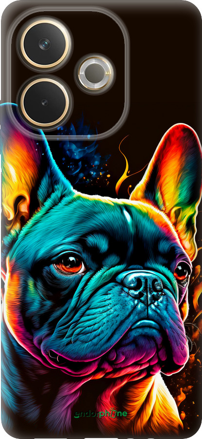 Силиконовый чехол Яркий бульдог для Oppo A5 PRO - 5547u-3956 изображение 