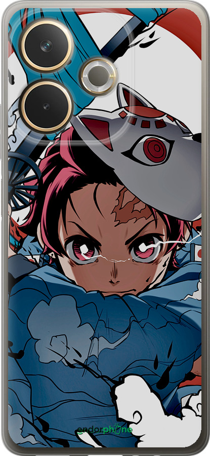 Силиконовый чехол Танджиро Камадо для Oppo A5 PRO - 5574u-3956 изображение 