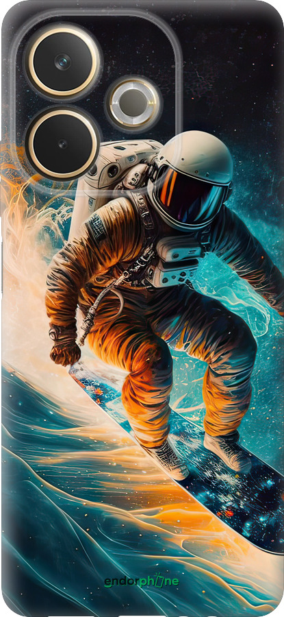 Силиконовый чехол Сноубордист для Oppo A5 PRO - 5604u-3956 изображение 