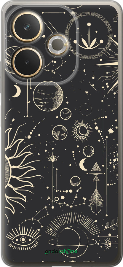 Силиконовый чехол Фаза луны для Oppo A5 PRO - 5605u-3956 изображение 