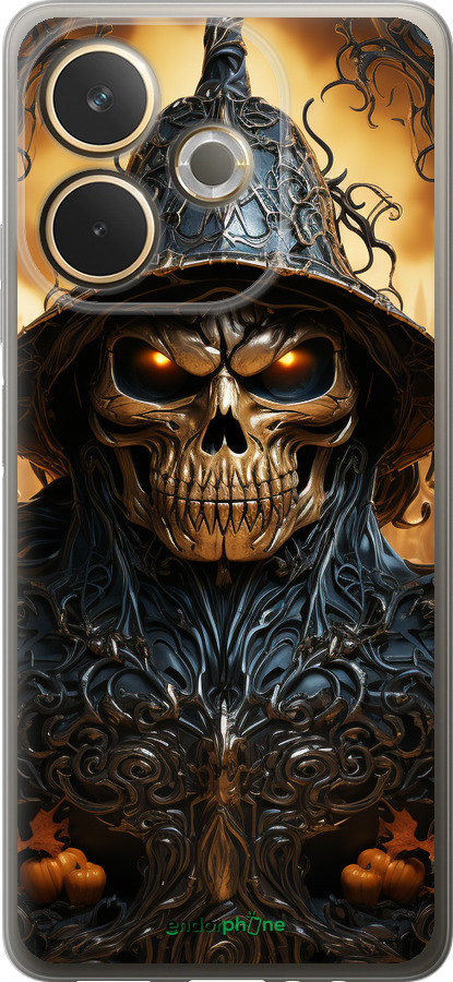 Силиконовый чехол Череп 2 для Oppo A5 PRO - 5652u-3956 изображение 