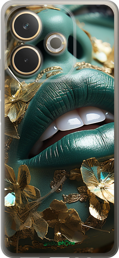 Силиконовый чехол Губы 2 для Oppo A5 PRO - 5667u-3956 изображение 