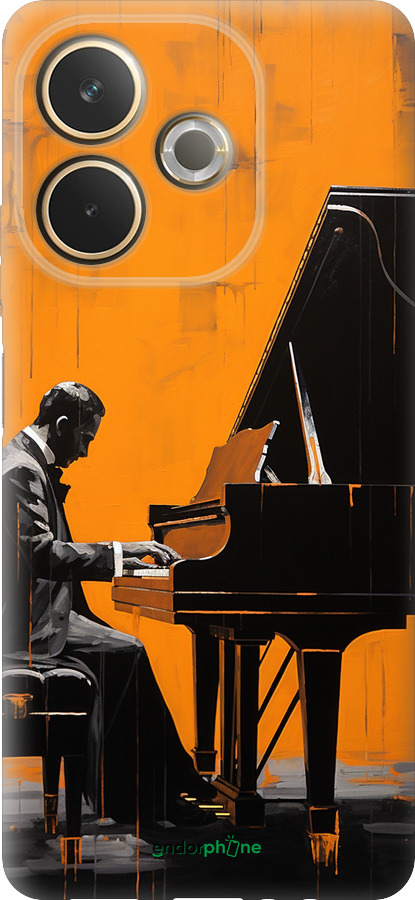 Силиконовый чехол Чехол для телефона Мужчина за Роялем для Oppo A5 PRO - 5938u-3956 изображение 