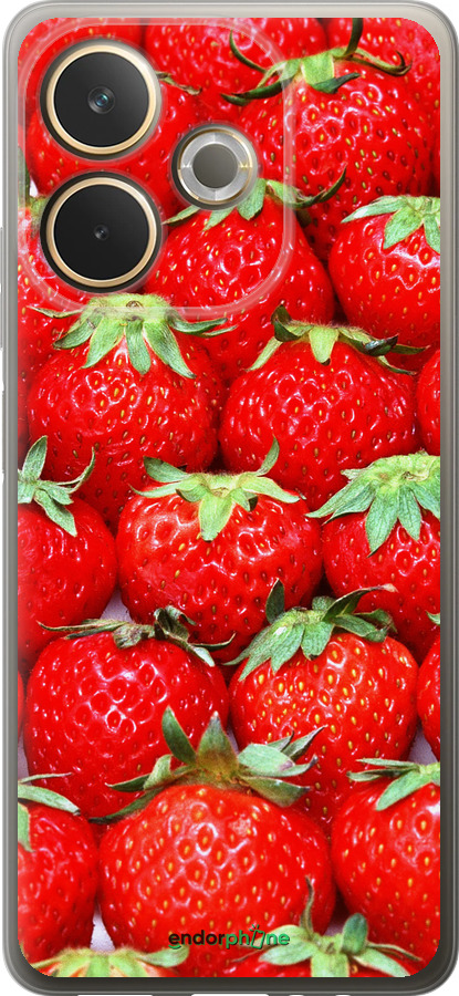Силиконовый чехол Клубника для Oppo A5 PRO - 6020u-3956 изображение 