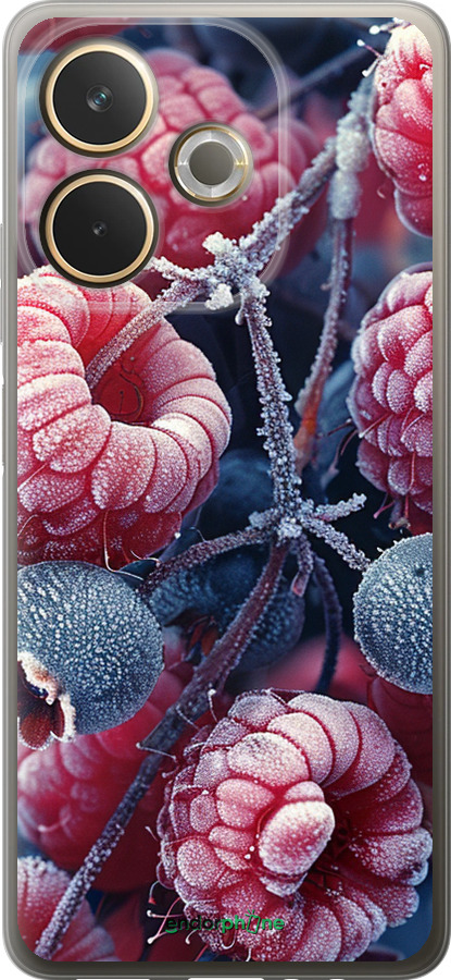 Силиконовый чехол Морозные ягоды для Oppo A5 PRO - 6033u-3956 изображение 