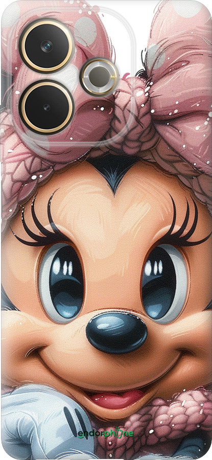 Силиконовый чехол Минни Маус с бантиком для Oppo A5 PRO - 6055u-3956 изображение 