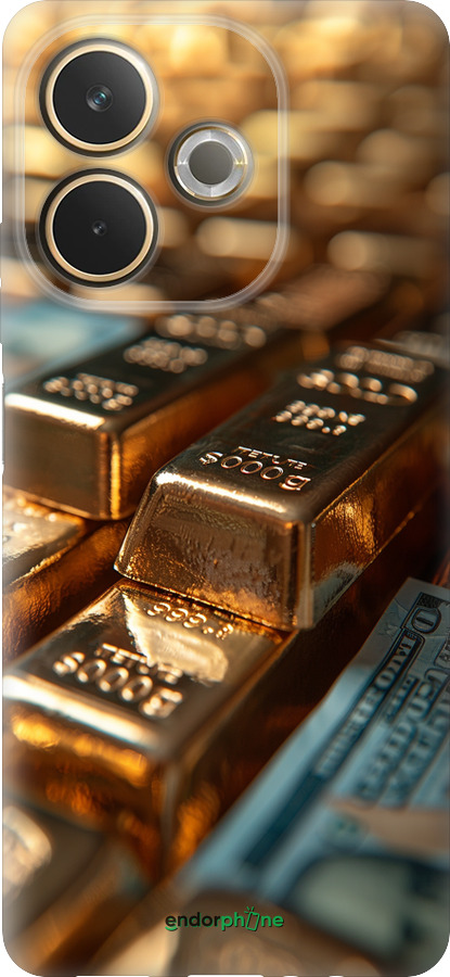 Силиконовый чехол Сияние золота для Oppo A5 PRO - 6104u-3956 изображение 