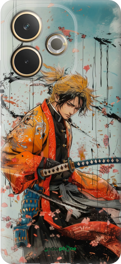 Силиконовый чехол Agatsuma Zenitsu: Убийца демонов для Oppo A5 PRO - 6118u-3956 изображение 