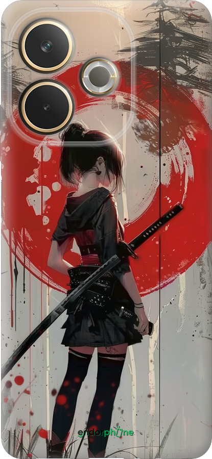 Силіконовий чехол Сутінки воїна: Танок з катаною для Oppo A5 PRO - 6123u-3956 изображение 