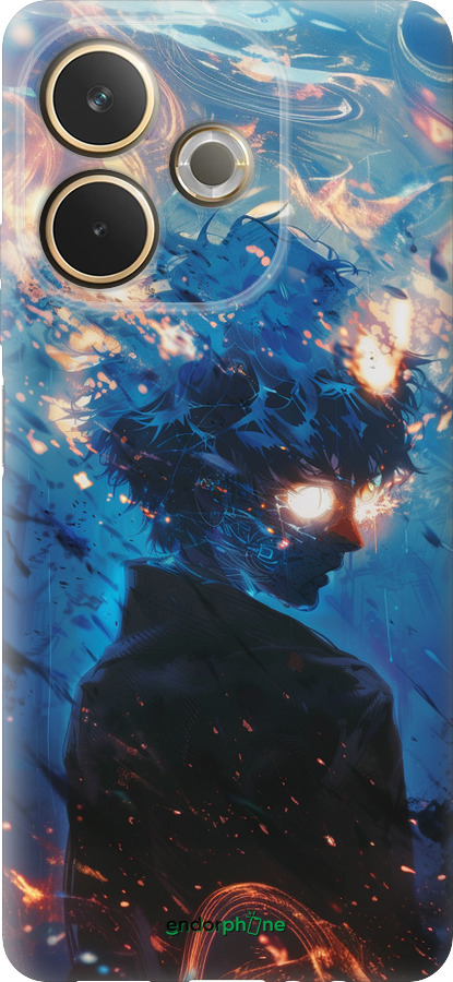 Силиконовый чехол Сатору Годжо для Oppo A5 PRO - 6129u-3956 изображение 