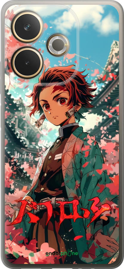 Силиконовый чехол Tanjiro Kamado для Oppo A5 PRO - 6132u-3956 изображение 