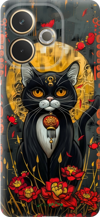 Силиконовый чехол China Cat для Oppo A5 PRO - 6134u-3956 изображение 