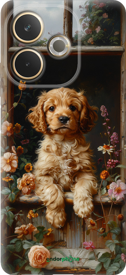 Силиконовый чехол Щенок cocker spaniel для Oppo A5 PRO - 6136u-3956 изображение 