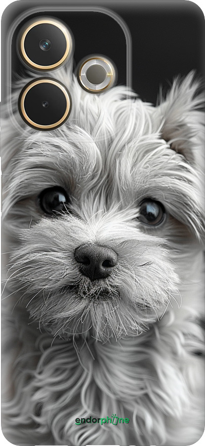 Силиконовый чехол Мальтипу на чорном фоне для Oppo A5 PRO - 6156u-3956 изображение 