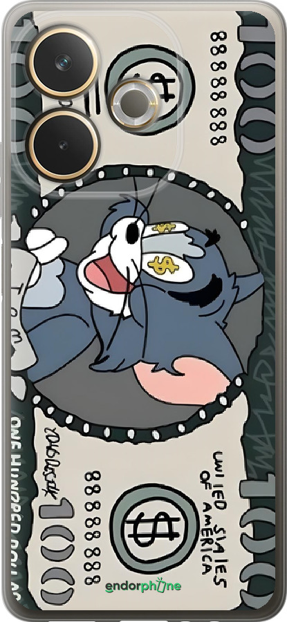 Силиконовый чехол Том и джерри для Oppo A5 PRO - 6291u-3956 изображение 