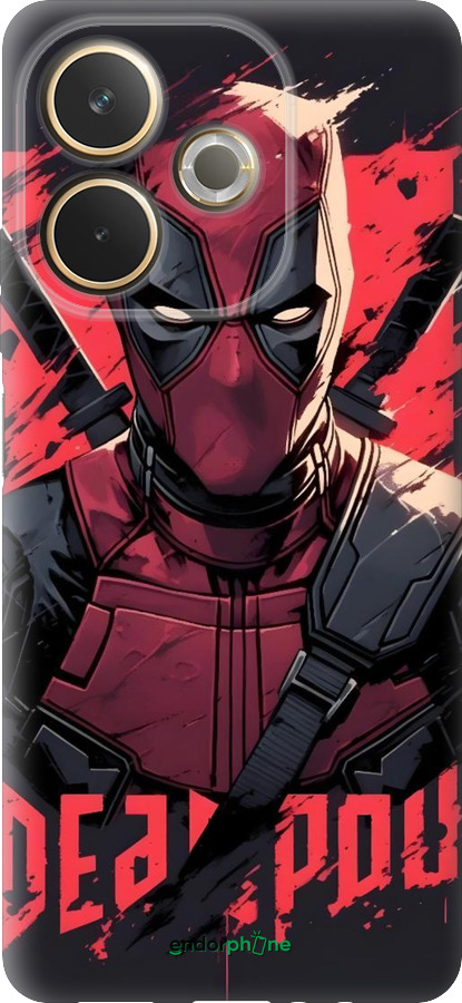 Силиконовый чехол Дедпул для Oppo A5 PRO - 6293u-3956 изображение 