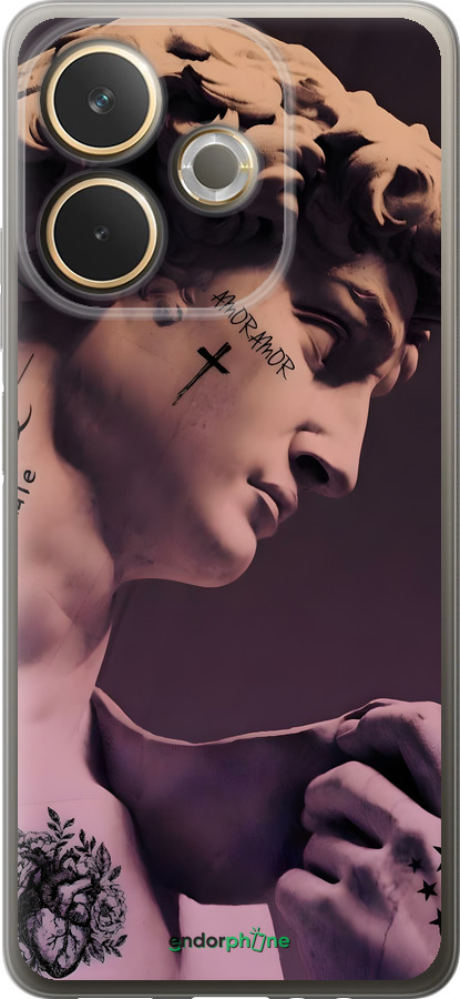 Силиконовый чехол Давид для Oppo A5 PRO - 6302u-3956 изображение 