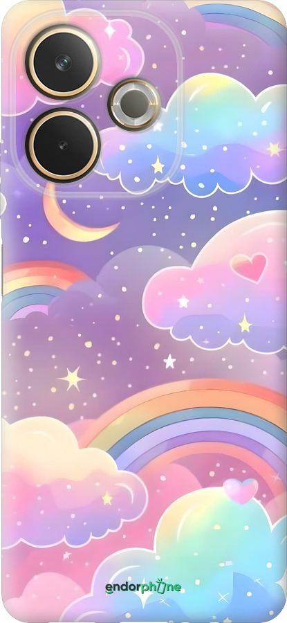 Силіконовий чехол Хмари та веселка для Oppo A5 PRO - 6312u-3956 изображение 