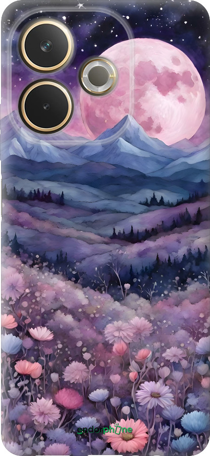 Силиконовый чехол Ночь луна арт для Oppo A5 PRO - 6319u-3956 изображение 