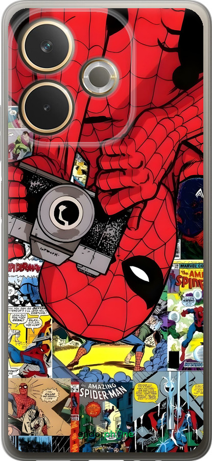 Силиконовый чехол Человек паук 2 для Oppo A5 PRO - 6333u-3956 изображение 