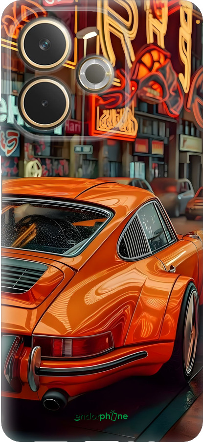 Силиконовый чехол Порше для Oppo A5 PRO - 6334u-3956 изображение 