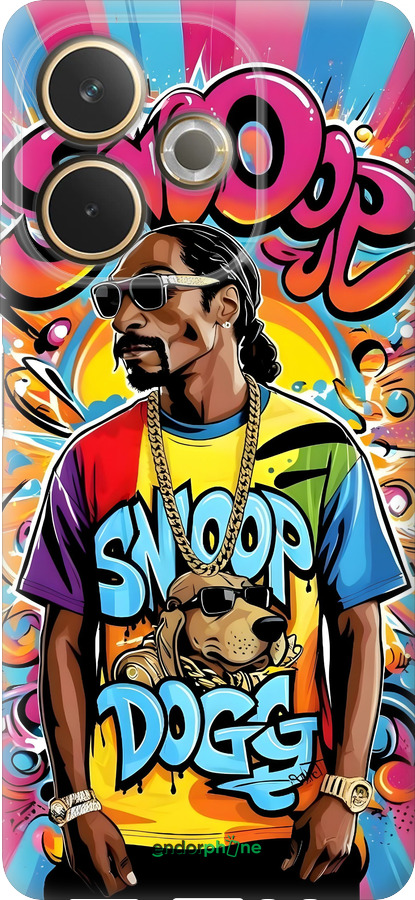 Силиконовый чехол Снуп дог для Oppo A5 PRO - 6348u-3956 изображение 