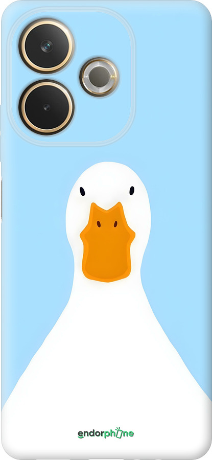 Силиконовый чехол Гусь для Oppo A5 PRO - 6350u-3956 изображение 