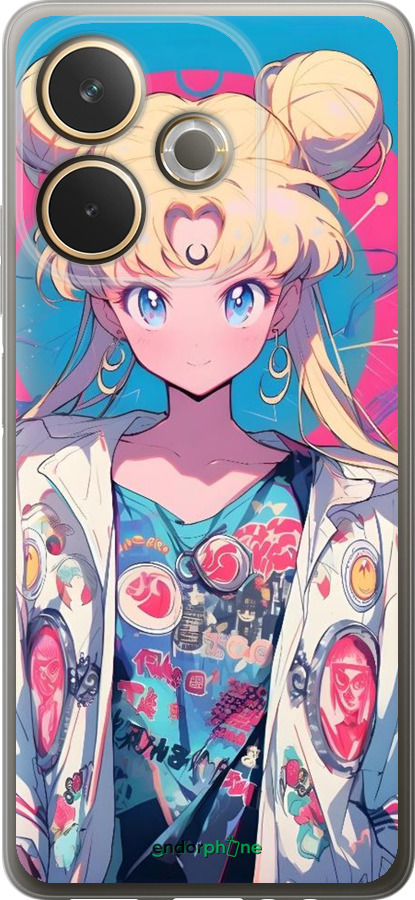 Силиконовый чехол Сейлор Мун 2 для Oppo A5 PRO - 6351u-3956 изображение 