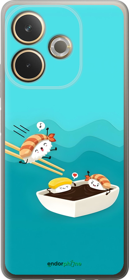 Силиконовый чехол Суши для Oppo A5 PRO - 6354u-3956 изображение 