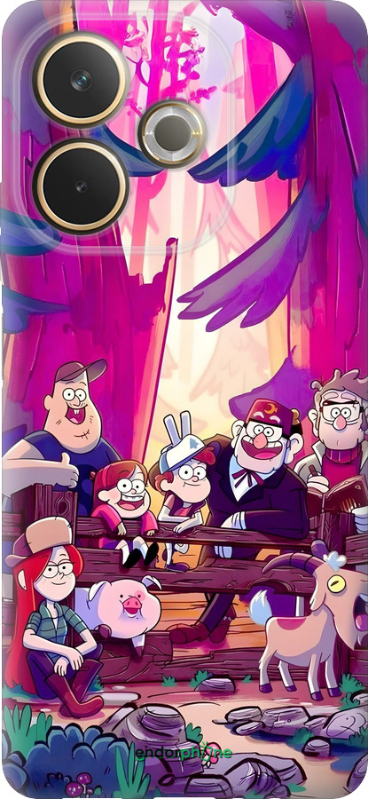 Силіконовий чехол Гравити Фолз для Oppo A5 PRO - 6365u-3956 изображение 
