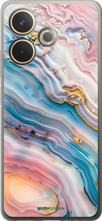 Силиконовый чехол Мрамор красивый для Oppo A5 PRO - 6376u-3956 изображение 