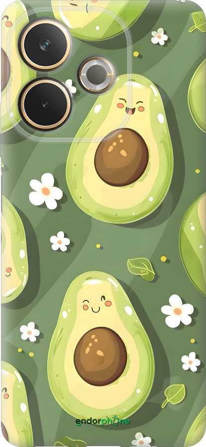 Силіконовий чехол Авокадо для Oppo A5 PRO - 6380u-3956 изображение 
