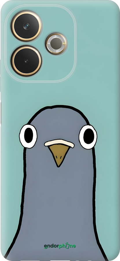 Силиконовый чехол Голубь для Oppo A5 PRO - 6388u-3956 изображение 