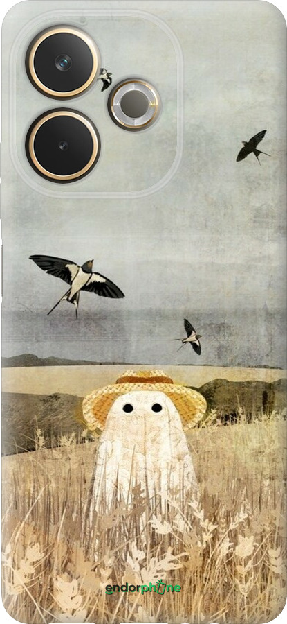 Силиконовый чехол Призрак в поле для Oppo A5 PRO - 6427u-3956 изображение 