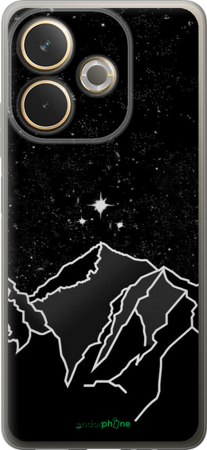 Силиконовый чехол Минималистический горный пейзаж для Oppo A5 PRO - 6438u-3956 изображение 