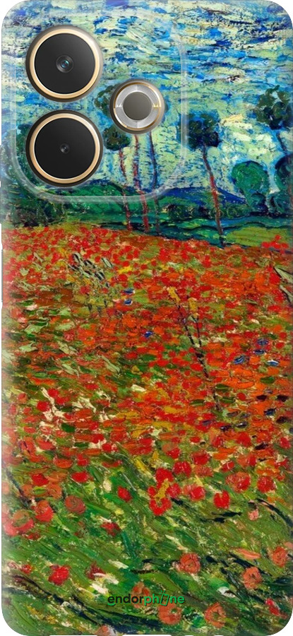 Силиконовый чехол Винсент Ван Гог-Маковое поле для Oppo A5 PRO - 6466u-3956 изображение 