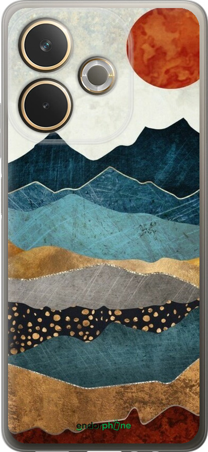 Силіконовий чехол захід сонця для Oppo A5 PRO - 6475u-3956 изображение 