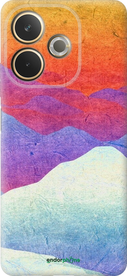 Силиконовый чехол Горный закат для Oppo A5 PRO - 6479u-3956 изображение 