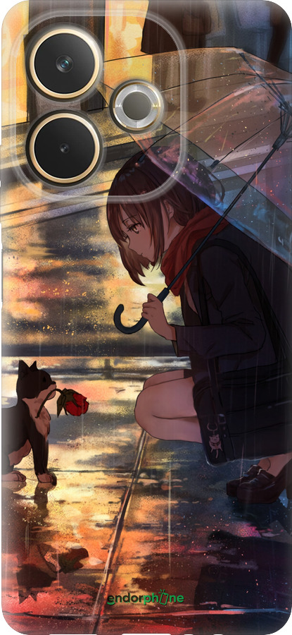 Силиконовый чехол Anime для Oppo A5 PRO - 6609u-3956 изображение 