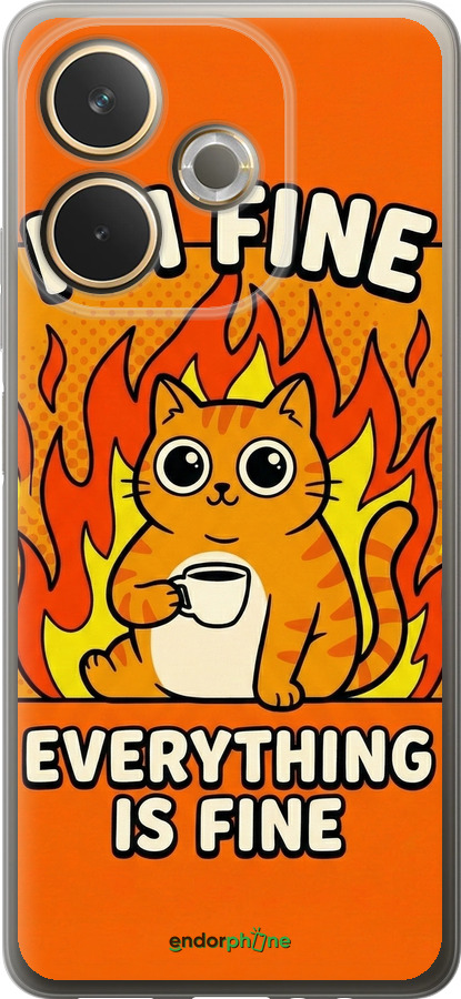 Силиконовый чехол Funny Cat для Oppo A5 PRO - 6786u-3956 изображение 