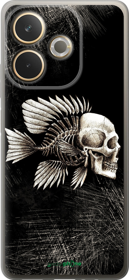 Силиконовый чехол Рыбо-человек для Oppo A5 PRO - 683u-3956 изображение 