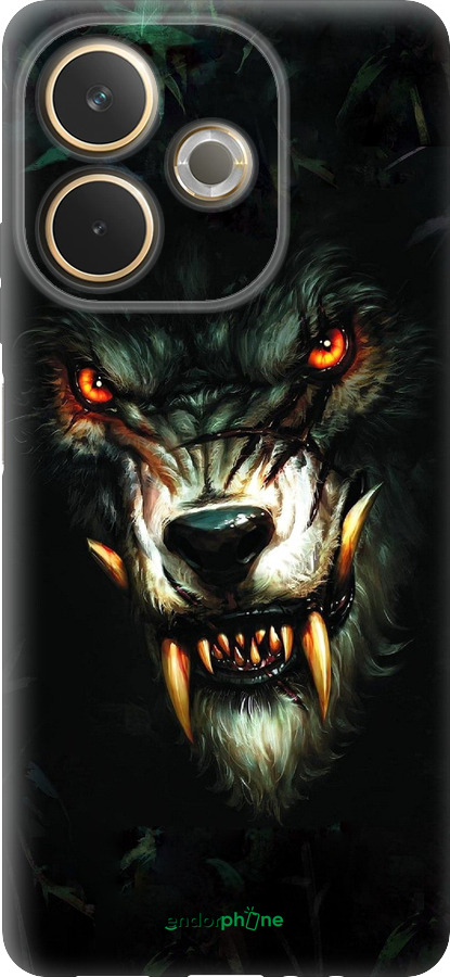 Силіконовий чехол Диявольський вовк для Oppo A5 PRO - 833u-3956 изображение 