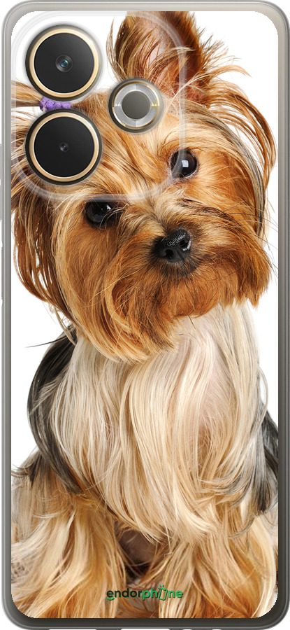 Силиконовый чехол Йоркширский терьер с хвостиком для Oppo A5 PRO - 930u-3956 изображение 