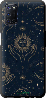 TPU чехол Celestial Harmony: Sun & Moon Gold Mystic Pattern для Oppo A52 - 6778b-1930 изображение 