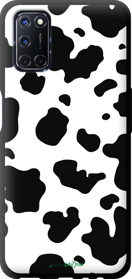 TPU чехол Шкура коровы для Oppo A52 - 5576b-1930 изображение 
